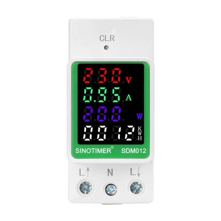 Tester multifunzione per elettricità, tensione di corrente, display digitale CA su guida DIN SINOTIMER, SDM012-2, SDM012-1, SDM012-RS485 Tester multifunzione per elettricità, tensione di corrente, display digitale CA su guida DIN SINOTIMER, SDM012-2, SDM012-1, SDM012-RS485